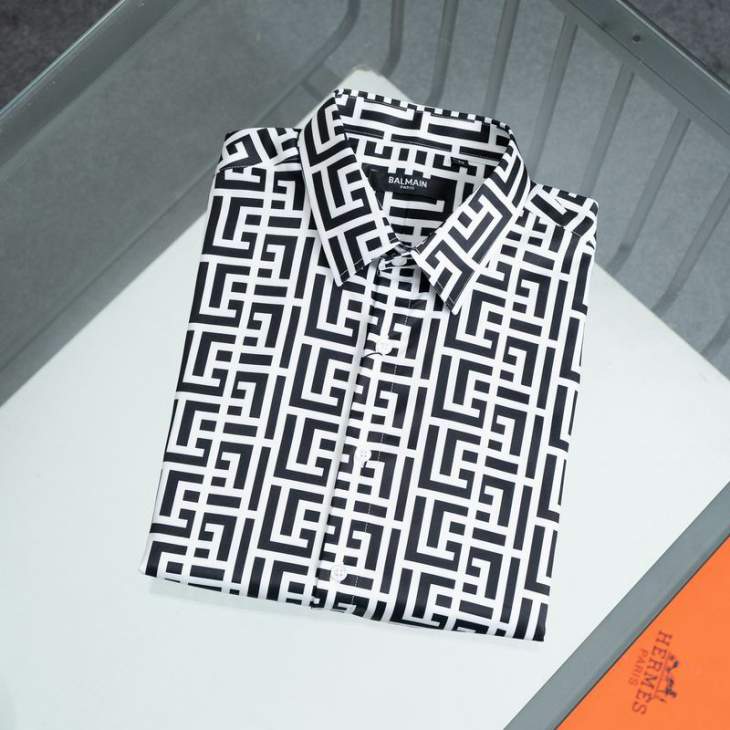 Picture of Balmain Shirt Long _SKUBalmainM-3XL26nr1125457